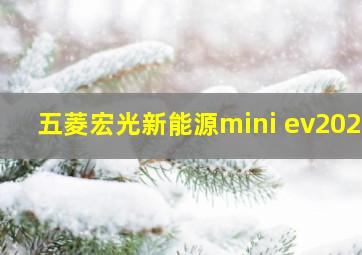 五菱宏光新能源mini ev2021